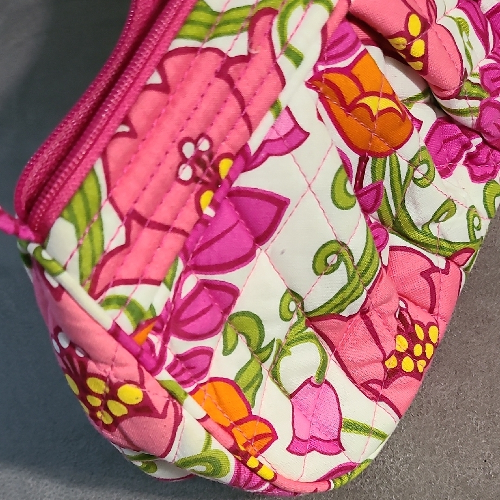 Vera Bradley Pink and Orange‎ Floral Crossbody Bag - Picture 15 of 15